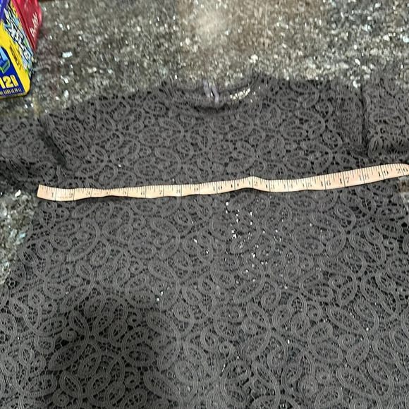 Loft lace ,sheer ,turtleneck women tops, - Picture 4 of 9